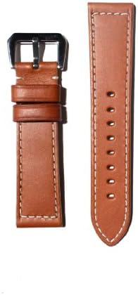 PANERAI Style 20mm Tan Watchband with Heavy Original Design S/S Buckle