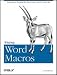 Book Writing Word Macros