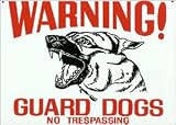 Fp Sign 9X12 Guard Dog Sheperd
