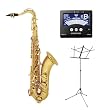 Selmer Prelude TS711 Student Tenor Saxophone w/ Bonus Instrument Store Sheet Music Stand and Tuner
