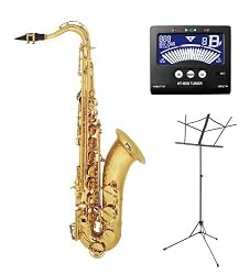 Selmer Prelude TS711 Student Tenor Saxophone w/ Bonus Instrument Store Sheet Music Stand and Tuner
