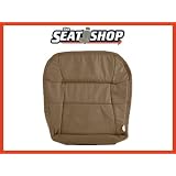 00 01 02 Lincoln Navigator Med Parchment Perf AC Leather Seat Cover LH bottom by The Seat Shop