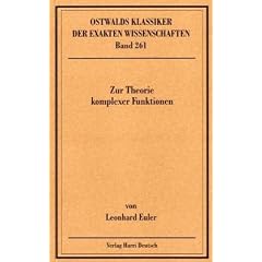 Zur Theorie komplexer Funktionen. ( 1768-1783).