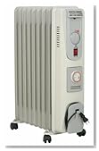 セラヴィ オイルヒーター 1500W 9枚フィン タオルハンガー付属 CLV-065