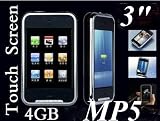 nEW 4GB 3 QVGA screen display (16:9) Touch Screen MP5 MP4 Mp3 GAME RMVB RM Player + support mini SD card to extend+ MIC and FM recording function