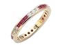 1.50 cttw Karina B(tm) Genuine Ruby Eternity Band LIFETIME WARRANTY