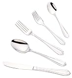 Lorenzo Lorena-SS 18/10 84-Piece Flatware Set Service for 12