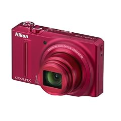 Nikon Coolpix S9100 Digitalkamera (12 Megapixel, 18-fach opt. Zoom, 7,5 cm (3 Zoll) Display, Full-HD Video, bildstabilisiert) rubinrot