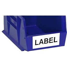 Quantum LUS205 Cardstock Label for QUS205, White, Case of 50