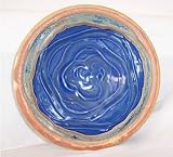 Blue Wave Handcrafted 10 inch Serving Bowl