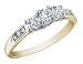 Certified Diamond Ring 1/2 Carat (ctw) in Yellow Gold - IGI CERTIFIED