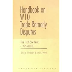 Handbook on Wto Trade Remedy Disputes: The First Six Years (1995-2000)