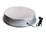 Farm Innovators Heated Base For Metal Poultry Founts Model HP-125, 125-Watt