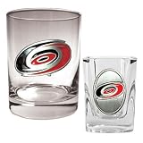 Carolina Hurricanes Rock Glass & Shot Glass Set