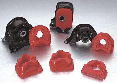 Energy Suspension 16.1111R Red HyperFlex Polyurethane Motor Mount Inserts