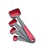 Chef'n SleekStor Swivel Measuring Spoons Set Cherry