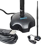 Premiertek PowerLink Max Distance IEEE 802.11n (draft) - 11BGN USB 1W Wi-Fi Adapter 9DBI Hi-Pwr Antenna