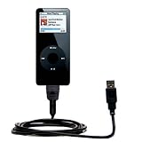 Classic Straight USB Cable for the Apple Nano (2GB) with Power Hot Sync and Charge capabilities - Gomadic Brand w/ TipExchange Technology