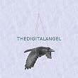 Flight of the raven statue home garden sculpture flying (The Digital Angel Decor)