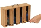 Zoom Produkt-Bild: Kesper 50911 Teebeutel - Spender mit 4 F&auml;chern Bambus 30 x 9 x 18.5 cm