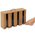 Kesper 50911 Teebeutel - Spender mit 4 F�chern Bambus 30 x 9 x 18.5 cm