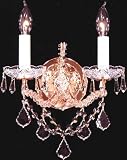 Baroness Crystal Two Light Wall Sconce by James R. Moder--Excellent customer service--see our feedback.