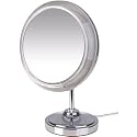 Rialto 7x Magnifying Lighted Cosmetic Mirror