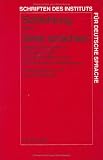 Schlichtung (Schriften des Instituts fur Deutsche Sprache)
