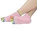 SDBING 4 Pair Yoga Socks Five Toes Cotton Socks Exercise Sports Pilates Massage Sock