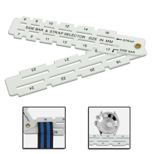 2-in-1 Watch Band & Spring Bar Size Measure Selector