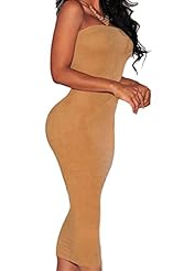 Strapless Lace Spring Summer Winter Polyester/Spandex Checkered Print Club Dress/Party Dress/Midi Dress 