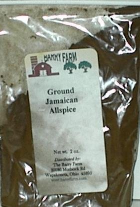 Allspice, Ground, 2 oz. by Barry Farm Foods