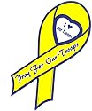 Pray For Our Troops - Car Yellow Ribbon Magnet