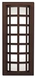 101 Outdoor Light Wall Fixture in Bronze & White Glass