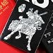 映画「レッドクリフ」で大人気！　彩蒔絵シール　三国志蒔絵　関羽（かんう）　白（ホワイト）