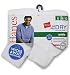Mens Hanes 6 Pair Cushion Quarter Socks White 10-13 - 877/6