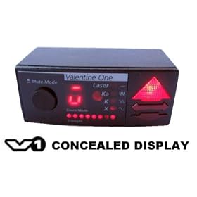Valentine One Concealed Display for Radar Detector