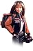 Barbie Collectibles Year 1999 Motor Cycles Harley Davidson Collector Edition Set with Barbie Doll, Leather Jacket, Sleeveless T-Shirt, Pants with Chain Belt, Boots, Scarf, Helmet, Sunglasses, Earrings, Backpack and Certificate of Authenticity
