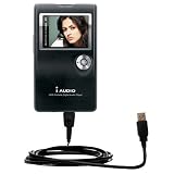 Classic Straight USB Cable for the Cowon iAudio X5L with Power Hot Sync and Charge capabilities - Gomadic Brand w/ TipExchange Technology