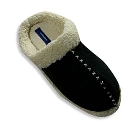 Dockers - Ladies Scuff Slipper, Black by Dockers
