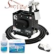 Complete Apollo HVLP Turbine Sun-Mist Sunless Spray Tanning System with a Pint of 8.5% DHA Solution with Medium Bronzer, 4 Solution Variety Pack (1 Pint Total) and Accessories