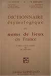 Dictionnaire �tymologique des noms de...