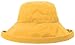 Simplicity Summer Solid Cotton Bucket Hat with Big Fold-Up Brim, Mango