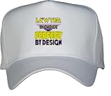 Lawyer By Choice Perfect By Design White Hat / Baseball Cap