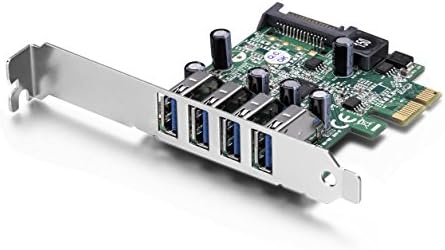 Tek Republic TR-PCIE-U34S00 PCI-E to USB 3.0 4 Port Express Card with low profile bracket