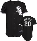 Carlos Quentin Jersey: Adult 2010 Majestic Alternate Black Replica #20 Chicago White Sox Jersey