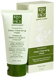 Kiss My Face Organics Pore Shrink Deep Cleansing Mask, 2-Ounce Tubes (Pack of 3)
