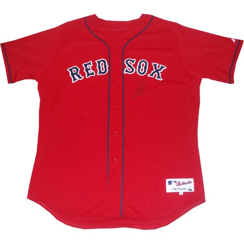Steiner Sports MLB Boston Red Sox David Ortiz Red Sox Authentic Red Alternate Jersey