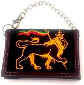 Lion of Judah Wallet Tri-fold with Chain TM Funtime Accessories ...