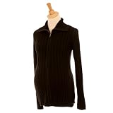 Lilo Maternity Ribbed Zip up Sweater
